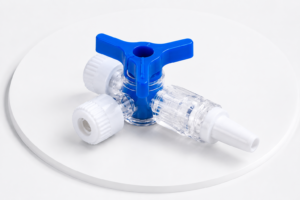 Three Way Stop Cock with Luer Lock for controlled medical flow