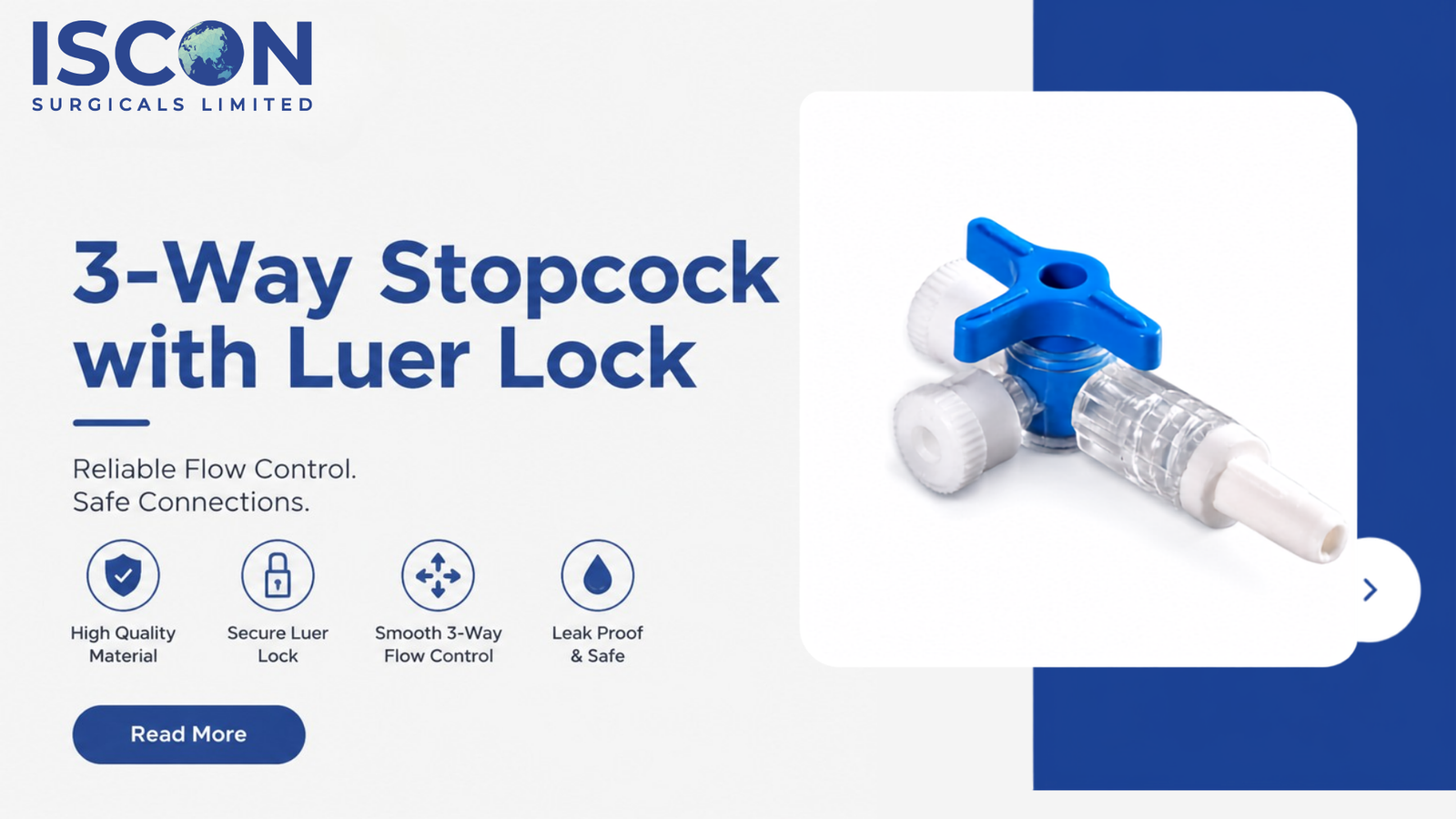 Three Way Stop Cock: Uses, Features, Benefits & Applications